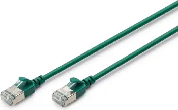 Kabllo rrjeti Digitus CAT 6A, 3m, RJ-45, PoE+, e gjelbër