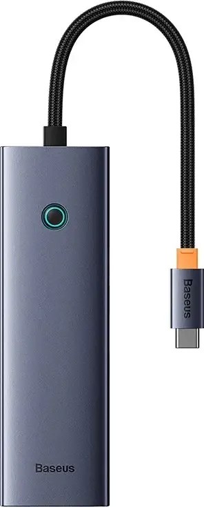 Hub USB-C 6-në-1 Baseus UltraJoy B00052802811-00 HDMI 4K@30Hz 3x USB 3.0 PD 100W RJ45 gri