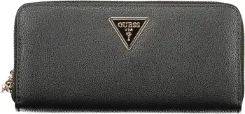 Portofol GUESS JEANS Laurel II SLG Wallet femra, e zezë