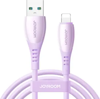 Kabllo Joyroom S-A59 Vibrant Series 3A USB-A në Lightning 1.2m USB 2.0 480Mbps, vjollcë