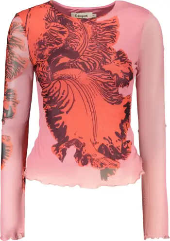 Maicë për femra DESIGUAL Orchid Lacroix, rozë