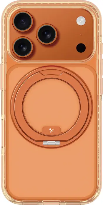 Mbështjellës celular AmazingThing Titan Pro Spin, drop-proof, për iPhone 17 Pro Max, 3 lens, MagSafe, Titan Orange