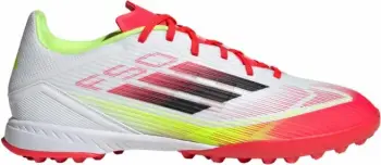 Atlete futbolli adidas për meshkuj, femra dhe fëmijë, të bardha dhe të kuqe