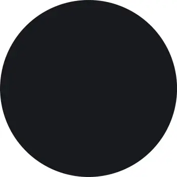 Sipërfaqe tavoline HPL, e zezë, Φ60 cm, trashësi 12mm