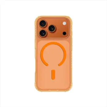 Mbështjellës AmazingThing Titan Pro Drop Proof 3 Lens për iPhone 17 Pro Max, MagSafe, TPU, portokalli