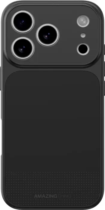 Mbështjellës, AmazingThing, Minimal Mag Full Cover për iPhone 17 Pro Max, MagSafe, nano-titan, e zezë