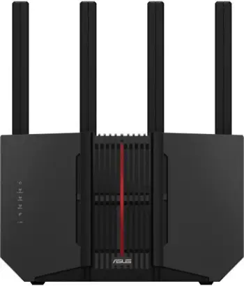 Ruter Wi‑Fi, ASUS RT-BE92U (90IG0950-MO9A0V), Tri-Band Wi‑Fi 7 9300 Mbps, 10G WAN/LAN + 4x 2.5G LAN, AiMesh, e zezë