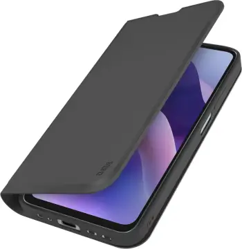 Mbështjellës wallet SBS Wallet Smooth për Motorola Moto G56, me kapak flip, me xhep karte, me stand, i zi, në kuti