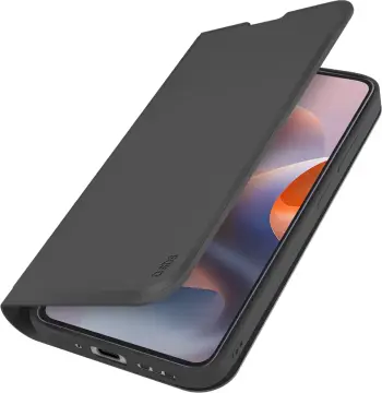 Mbështjellës portofol SBS Wallet Smooth për Motorola Moto G86, me kapak flip, me stand, i zi