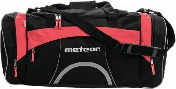 Çantë sportive Meteor për meshkuj/femra, e zezë me të kuqe