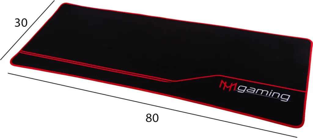 Mousepad për lojëra, FH8785, ngjyrë e zezë, 80x30 cm - 2