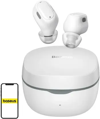 Kufje wireless Baseus Bowie WM01, Bluetooth 5.3, USB Type C, të bardha