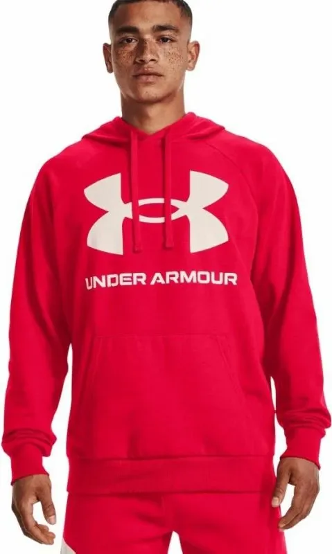Duks pa kapuç Under Armour Rival Fleece për meshkuj, ngjyrë e kuqe - 3