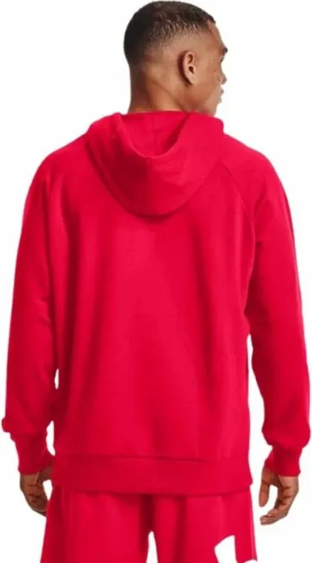 Duks pa kapuç Under Armour Rival Fleece për meshkuj, ngjyrë e kuqe - 4