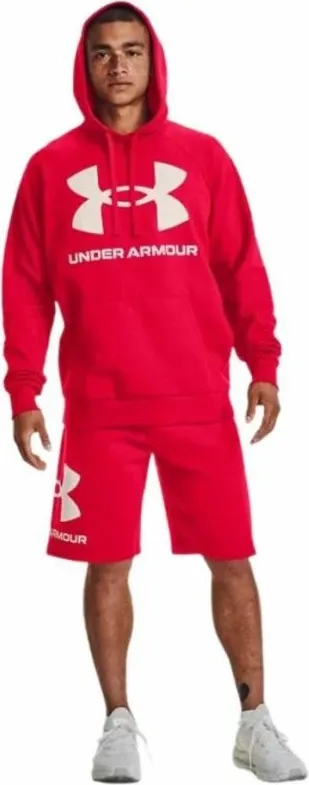 Duks pa kapuç Under Armour Rival Fleece për meshkuj, ngjyrë e kuqe - 5