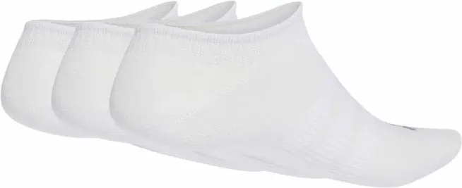 Çorape sportive të shkurtra adidas Thin&Light No Show 3 palë, të bardha - 2
