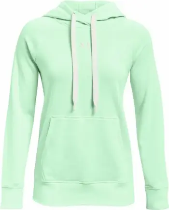 Duks pa zinxhir Under Armour për Femra, Rival Fleece HB, ngjyrë e gjelbër
