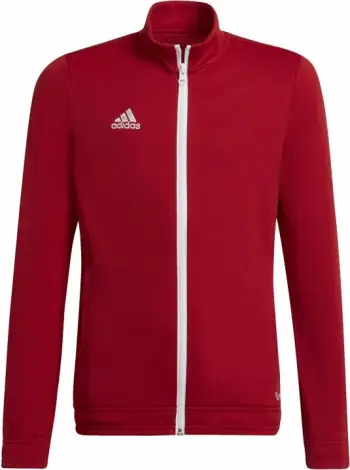 Duks pa kapuç për djem adidas Entrada 22 Track, ngjyrë e kuqe