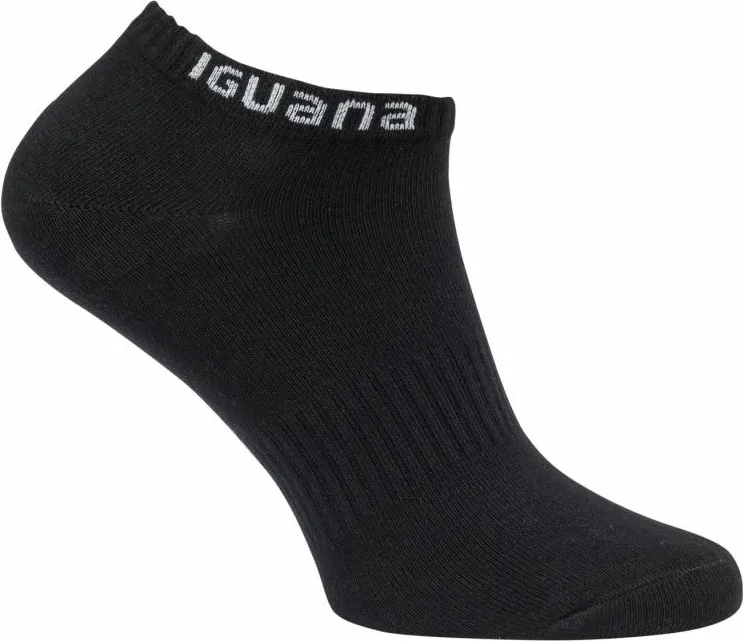 Çorape të shkurta Iguana, unisex, të zeza - 4