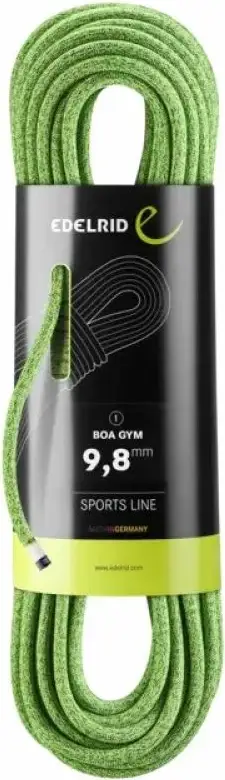 Litar ngjitjeje EDELRID Boa gym 9.8mm 50m, lime