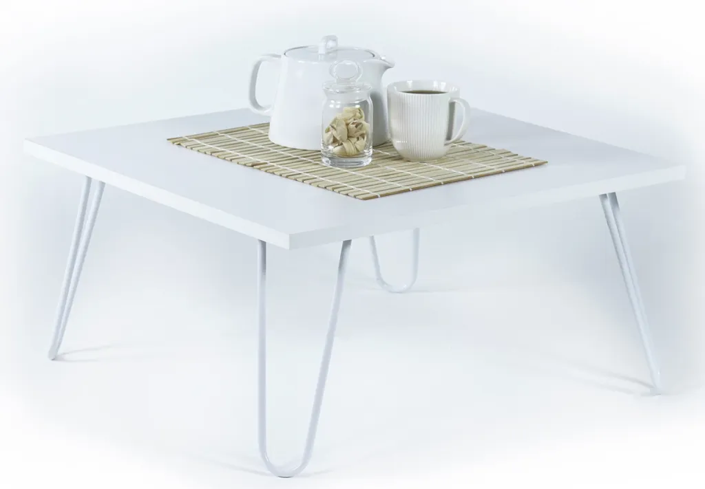 Tavolinë kafeje Sillia FH9180.02 e bardhë 60x60x29Y cm - 1