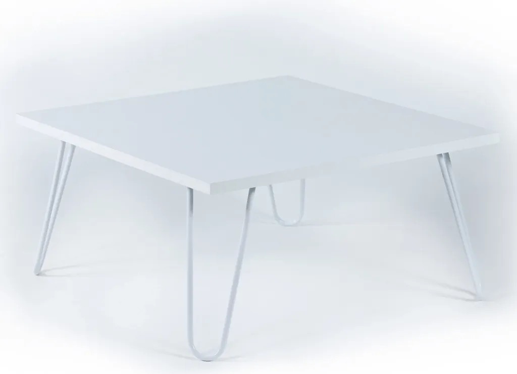 Tavolinë kafeje Sillia FH9180.02 e bardhë 60x60x29Y cm - 4