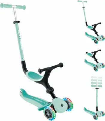 Trotinetë me ulëse Globber GO•UP Active Lights (744-206), për fëmijë