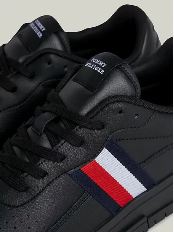 Këpucë për meshkuj Tommy Hilfiger Supercup, të zeza - 3