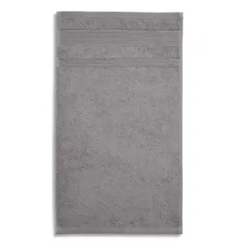 Peshqir banjoje Malfini Organic Towel, 70x140 cm, pambuk organik GOTS, gri grafit