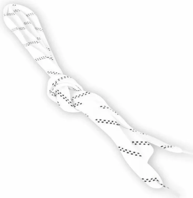 Lidhëse këpucësh Tempish, unisex, të bardha/zeza - 1