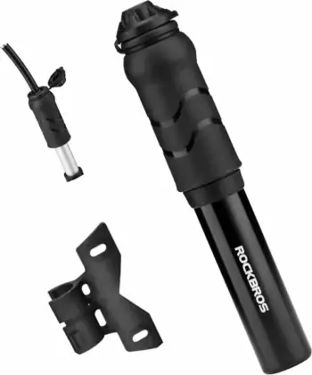 Pompë dore mini për biçikletë Rockbros 810PCS-HP, e zezë