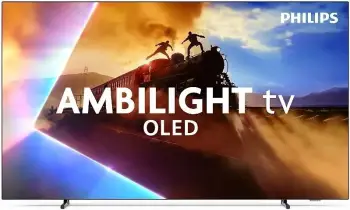 Televizor, Philips 77OLED770/12 77" OLED UHD, Ambilight, Smart (Titan OS), 120 Hz
