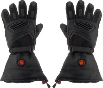 doreza moto me nxemje Glovii GS1, 2100mAh, size L, e zezë, set me 2 bateri + karikues + adaptera + çantë