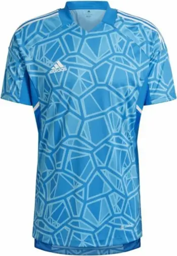 Fanellë e portierit për meshkuj adidas Condivo 22, me mëngë të shkurtra, blu HB1623