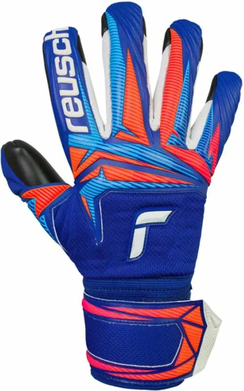 Doreza portieri për fëmijë Reusch Attrakt Infinity Evolution NC, të zeza-kaltër - 2