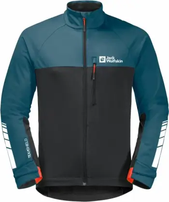 Jakne për meshkuj Jack Wolfskin, e zezë dhe blu