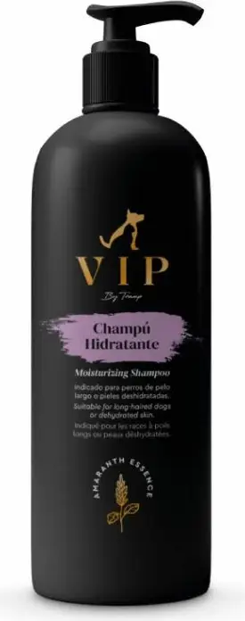 Shampo hidratues për qen Tramp VIP, me amarant, për qime të gjata, 250 ml, e zezë