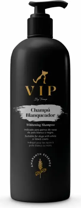 Shampo për qen Tramp VIP, 250 ml, natyral me amarant & pantenol, për qime të bardhë dhe të zezë