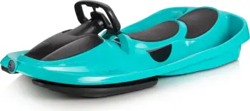 Sanki dyvendëshe me timon Gizmo Riders Galactus, deri 140 kg, 111.5×59 cm, Polar Blue, në kuti dhuratë