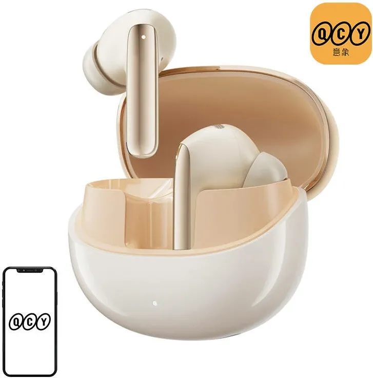 Kufje TWS QCY MeloBuds Pro HT08, ANC, gold - 1