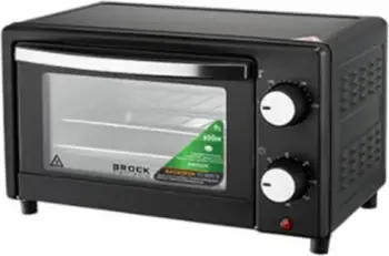 Furrë elektrike mini Brock TO 9001 B, 9 L, 650 W, me konvekcion, e zezë