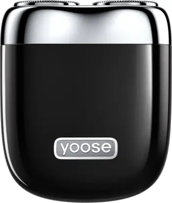 Makinë rroje Yoose Mini 2.0, mini udhëtimi, USB-C, IPX7, e zezë, set me çantë lëkure