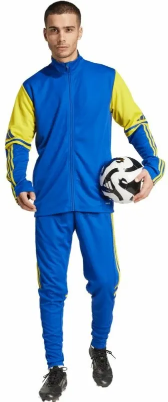 Pantallona për meshkuj adidas, të kaltra-verdhë - 5