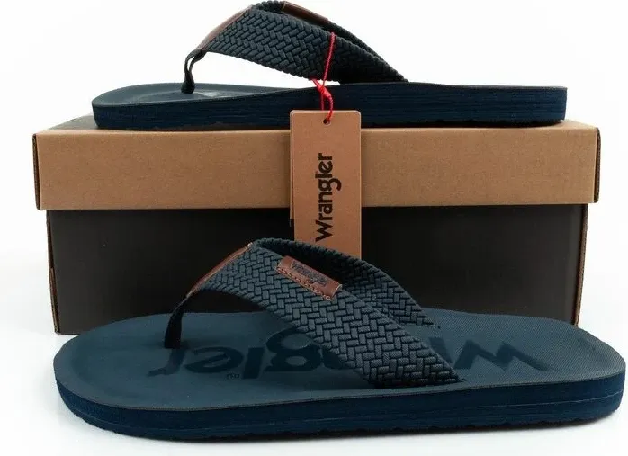 Flip-flopa për meshkuj Wrangler Zane, navy blue - 10