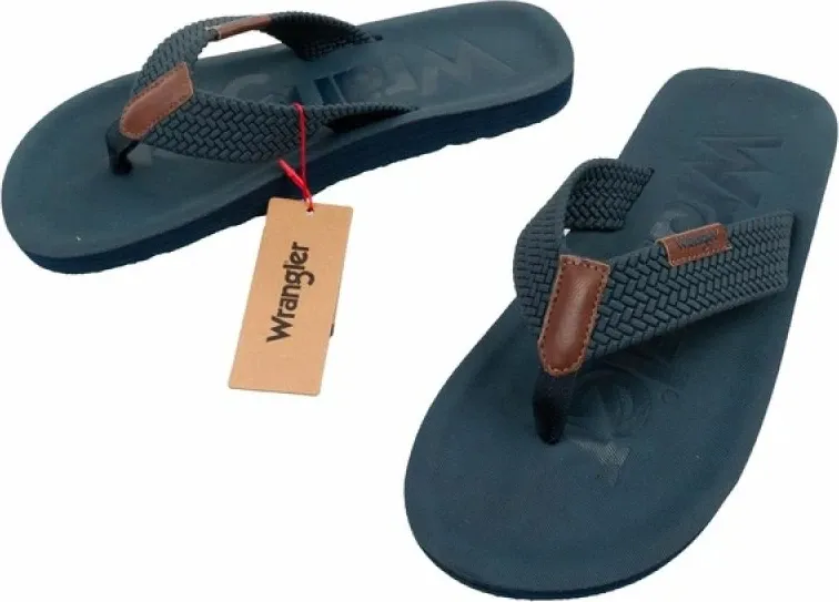 Flip-flopa për meshkuj Wrangler Zane, navy blue - 1