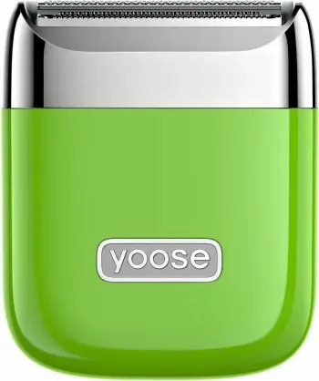 Makinë rroje elektrike për femra Yoose NANO, IPX7, USB-C, gjelbër, set 5 copë