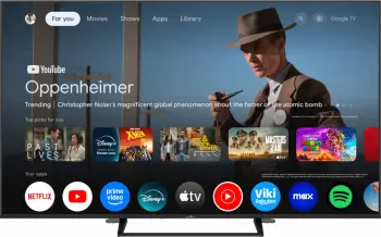Smart TV SmartTech 65QG06K 65\" QLED 4K Google TV V5 2GB/16GB, e zezë