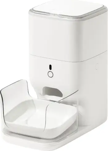 Dispenser smart ushqimi për mace Catlink Fresh 2 Luxury 4L Wi‑Fi, i bardhë, set