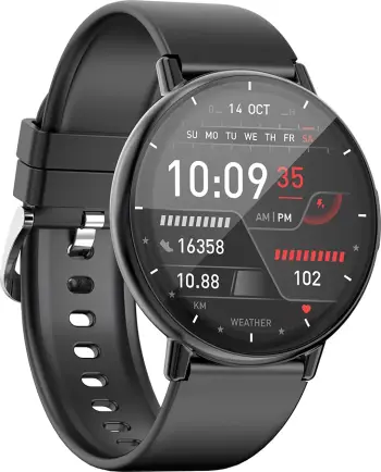Smartwatch Aiwa SW-A800 1.39\" IPS LCD, Bluetooth thirrje, IP67, 220 mAh, e zezë