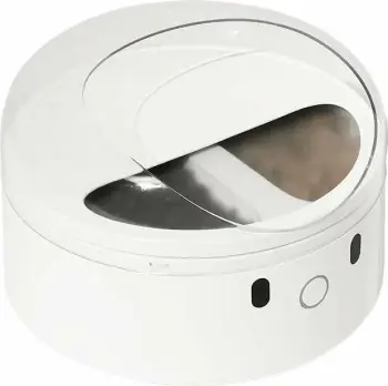 Dispenser smart ushqimi për mace Catlink F03, 400 ml, RFID + njohje fytyre, i bardhë, set me qafore + RFID tag